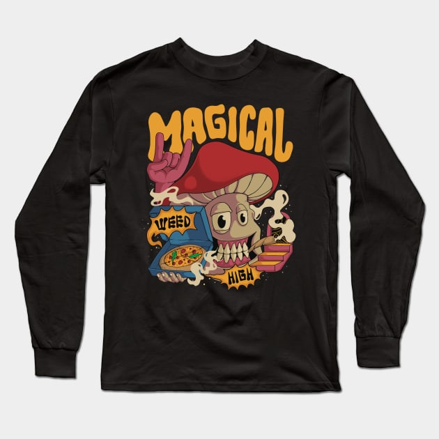 Magical Weed Long Sleeve T-Shirt by BERKAH SERAWUNG